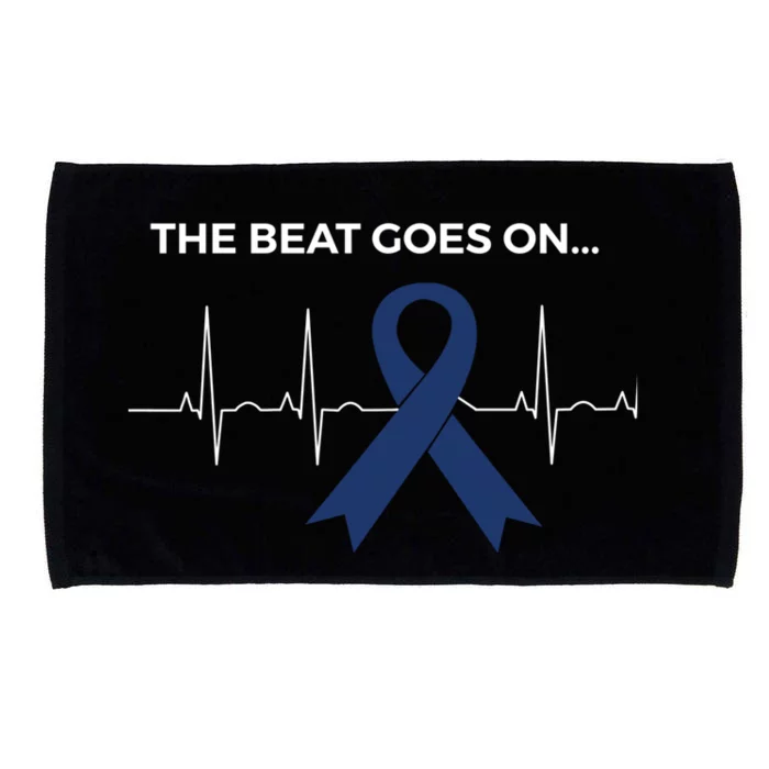 Colon Cancer Awareness Funny Gift National Colon Cancer Awareness Great Gift Microfiber Hand Towel