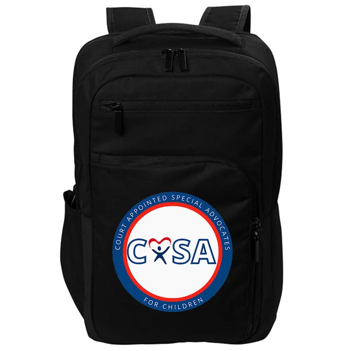 Casa Court Appointed Special Advocates Logo Impact Tech Backpack