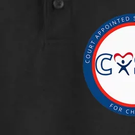 Casa Court Appointed Special Advocates Logo Dry Zone Grid Performance Polo