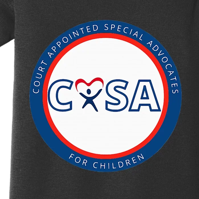 Casa Court Appointed Special Advocates Logo Baby Bodysuit