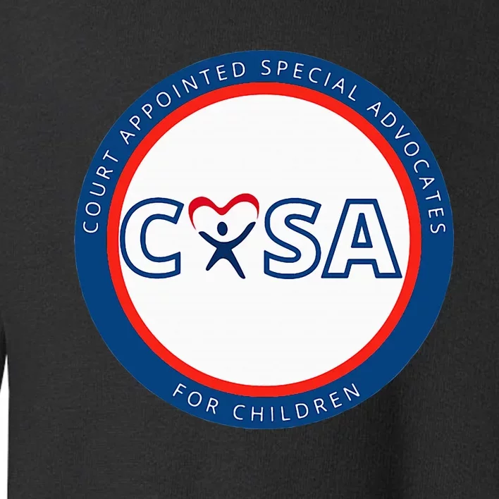 Casa Court Appointed Special Advocates Logo Toddler Sweatshirt