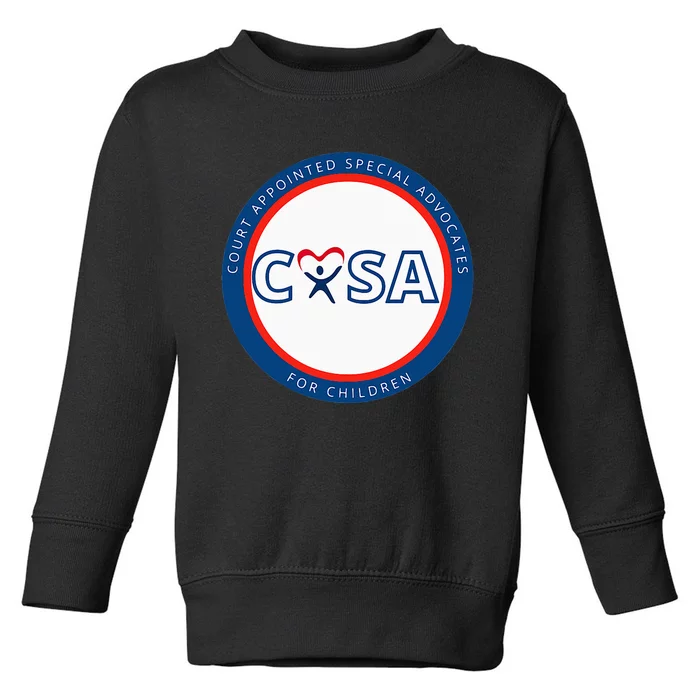 Casa Court Appointed Special Advocates Logo Toddler Sweatshirt