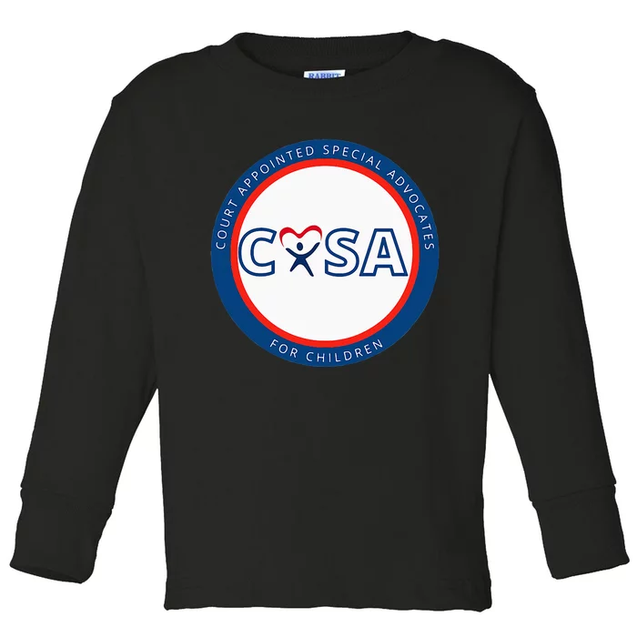 Casa Court Appointed Special Advocates Logo Toddler Long Sleeve Shirt