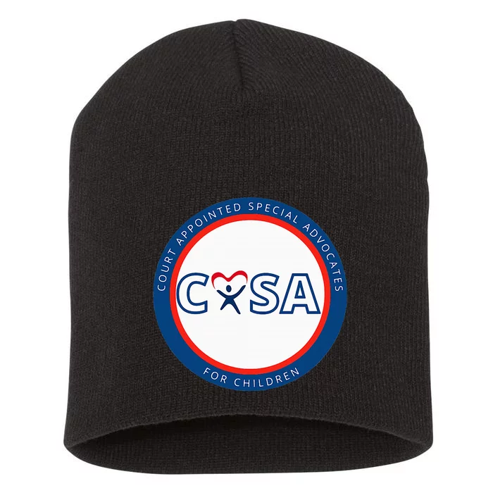 Casa Court Appointed Special Advocates Logo Short Acrylic Beanie