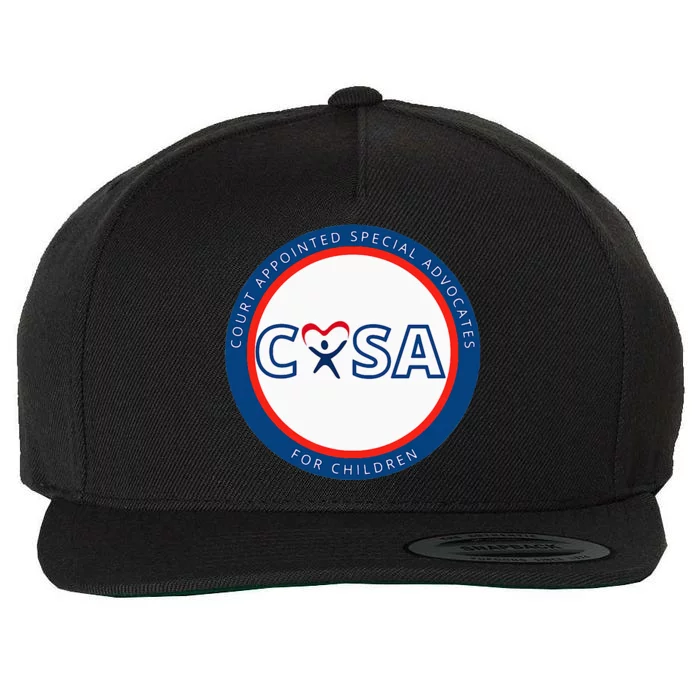 Casa Court Appointed Special Advocates Logo Wool Snapback Cap