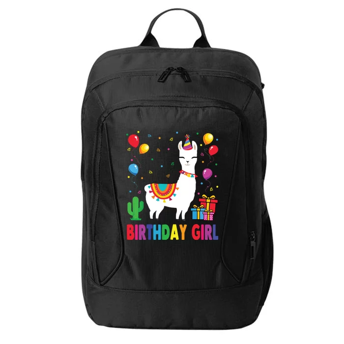 Cool Cute Alpaca Llama Cactus Birthday Girl Party Animal 3090 City Backpack