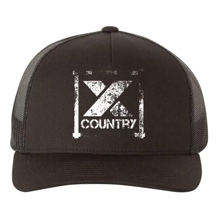 Cross Country Athlete Track Running Yupoong Adult 5-Panel Trucker Hat