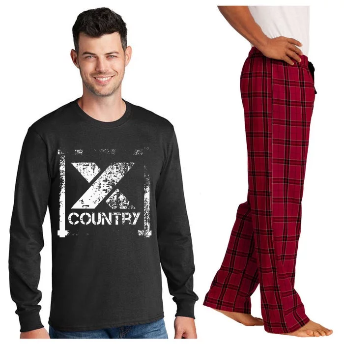 Cross Country Athlete Track Running Long Sleeve Pajama Set