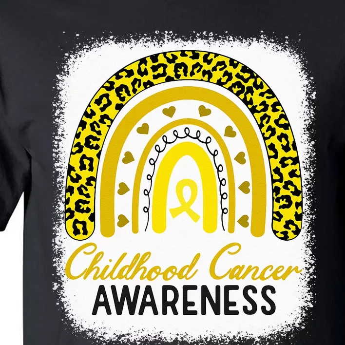 Childhood Cancer Awareness Hope Support Strong Warrior Tall T-Shirt