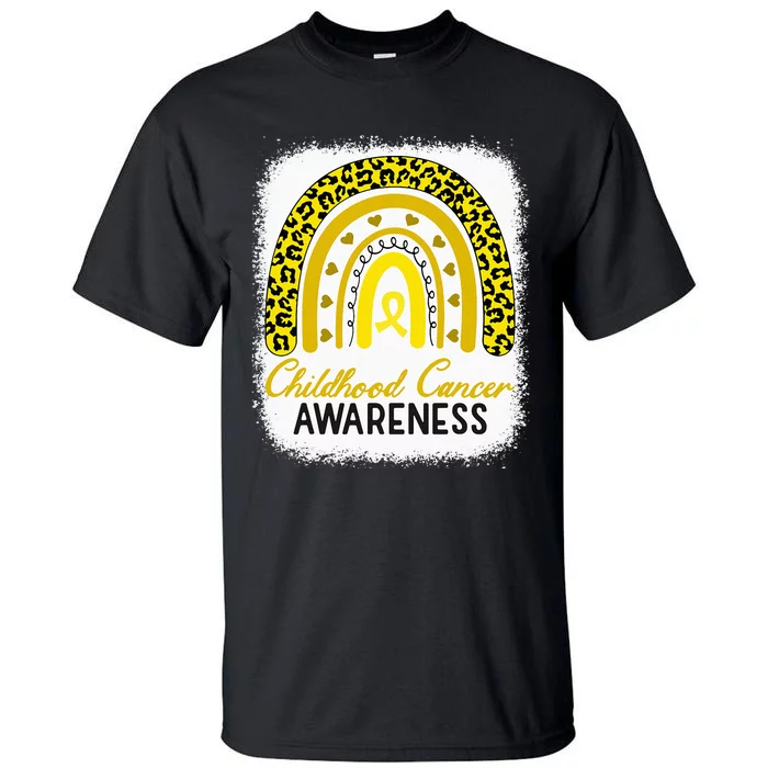 Childhood Cancer Awareness Hope Support Strong Warrior Tall T-Shirt