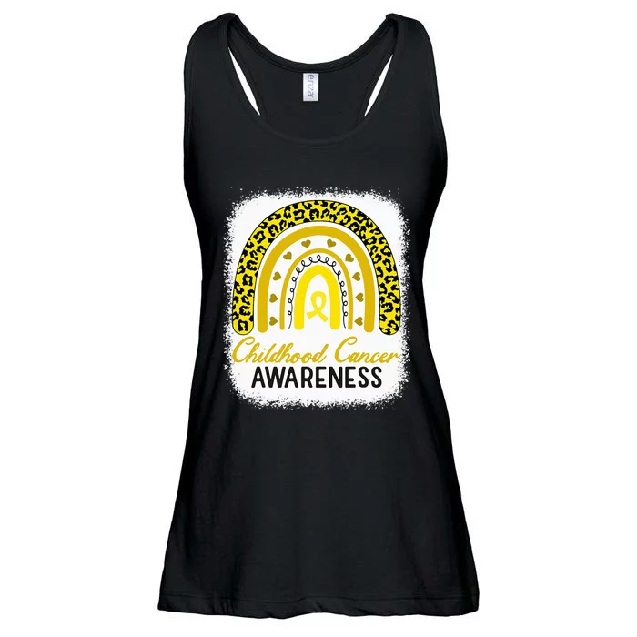 Childhood Cancer Awareness Hope Support Strong Warrior Ladies Essential Flowy Tank