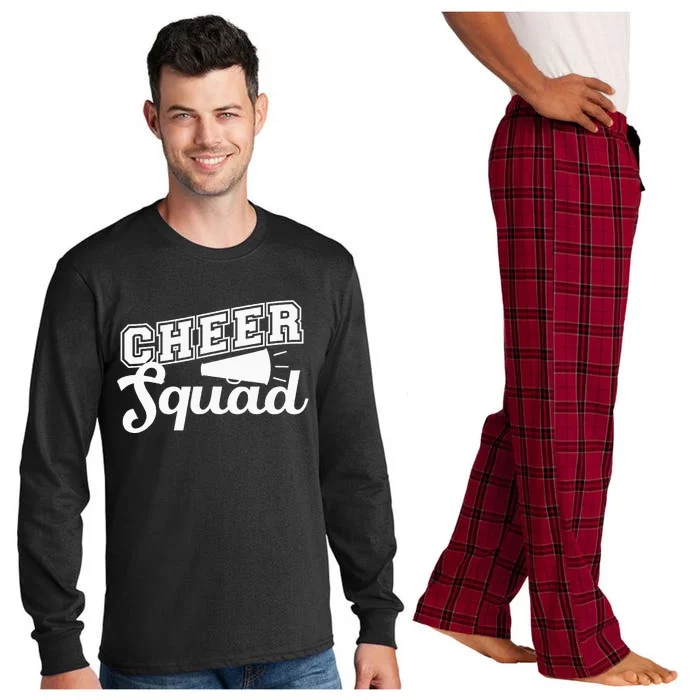 Cute Cheerleader Art Women Girls Cheer Squad Cheer Flyer Long Sleeve Pajama Set