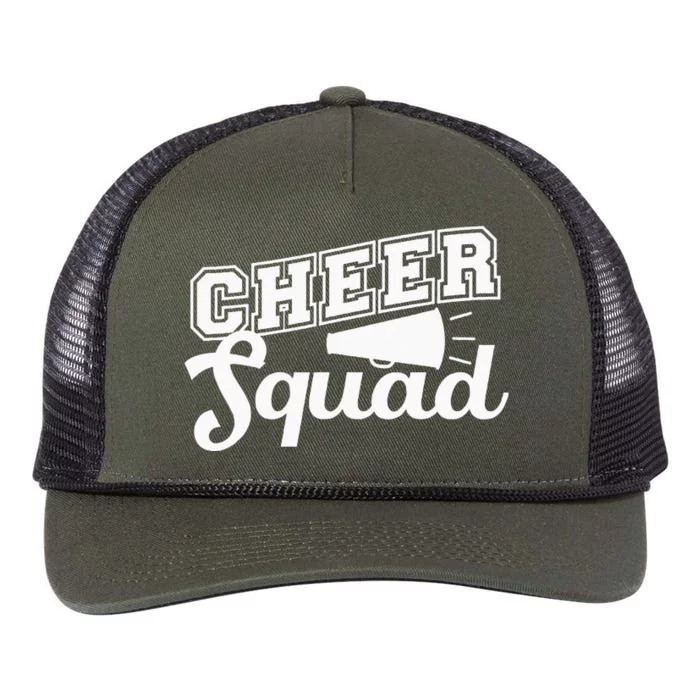 Cute Cheerleader Art Women Girls Cheer Squad Cheer Flyer Retro Rope Trucker Hat Cap