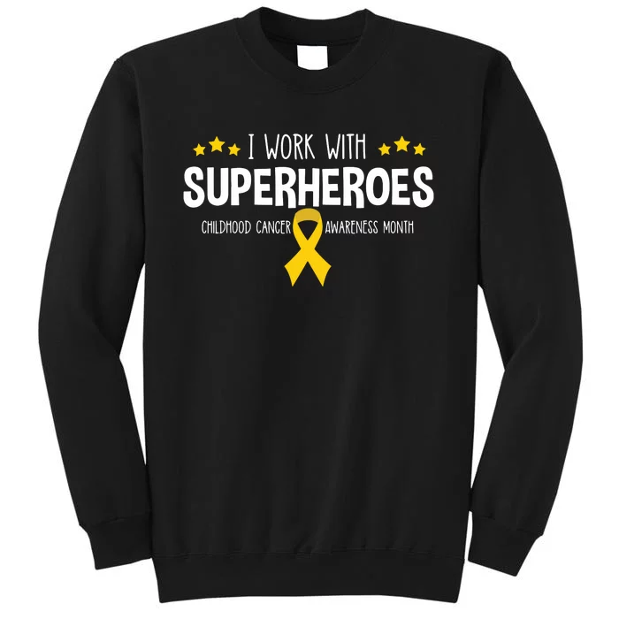 Childhood Cancer Awareness Rn Nurse Pediatric Oncology Tall Sweatshirt