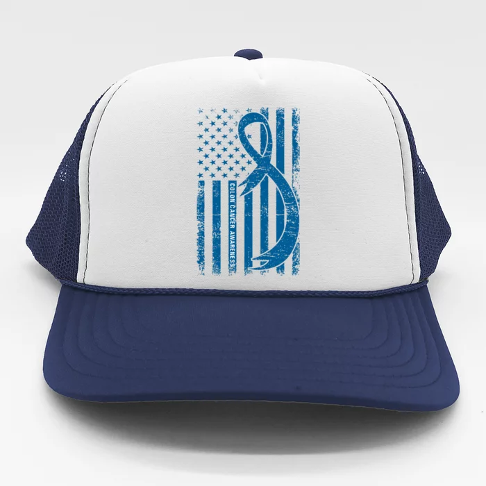 Colon Cancer Awareness T Trucker Hat