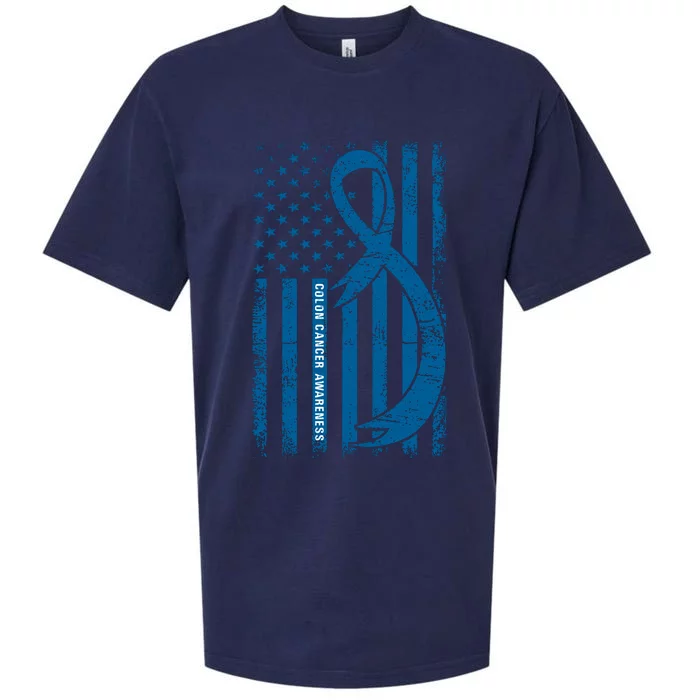 Colon Cancer Awareness T Sueded Cloud Jersey T-Shirt