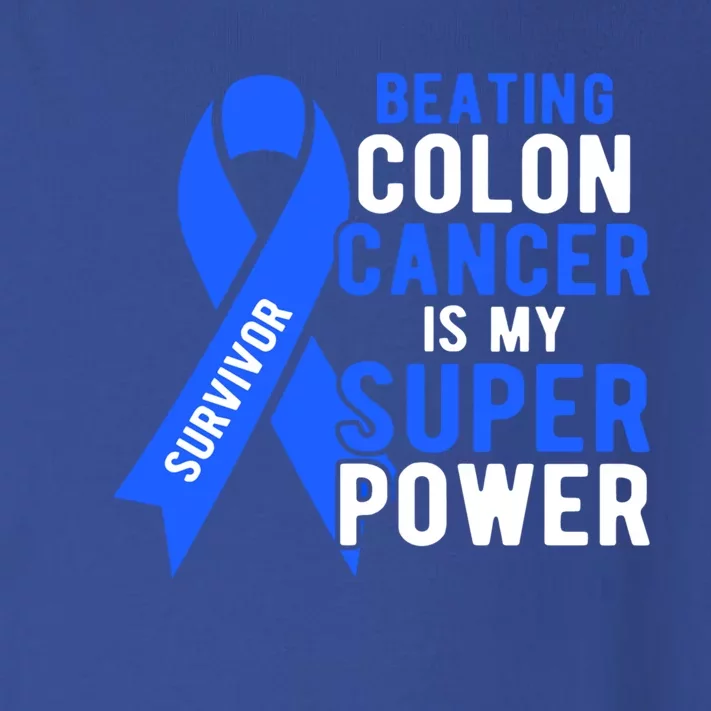 Colon Cancer Awareness Survivor Superpower Gift Toddler Long Sleeve Shirt