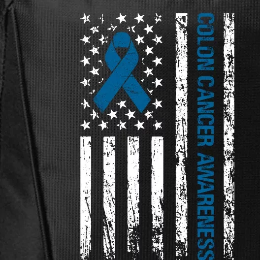 Colon Cancer Awareness City Backpack