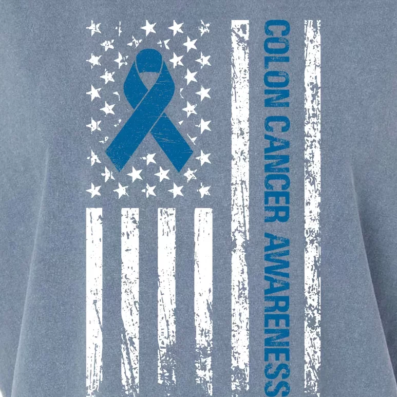 Colon Cancer Awareness Garment-Dyed Women's Muscle Tee