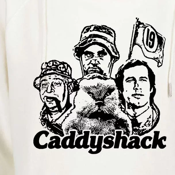 Caddyshack Womens Funnel Neck Pullover Hood