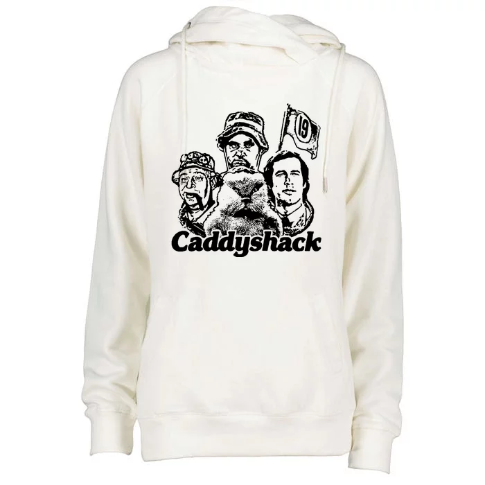 Caddyshack Womens Funnel Neck Pullover Hood