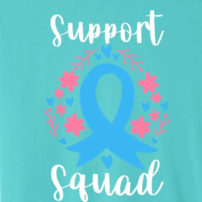 Colon Cancer Awareness Blue Ribbon Support Squad Gift ChromaSoft Performance T-Shirt