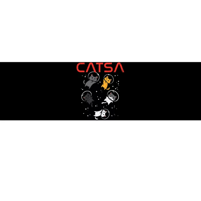 Catsa Cat Astronauts Funny Kitten Space Bumper Sticker