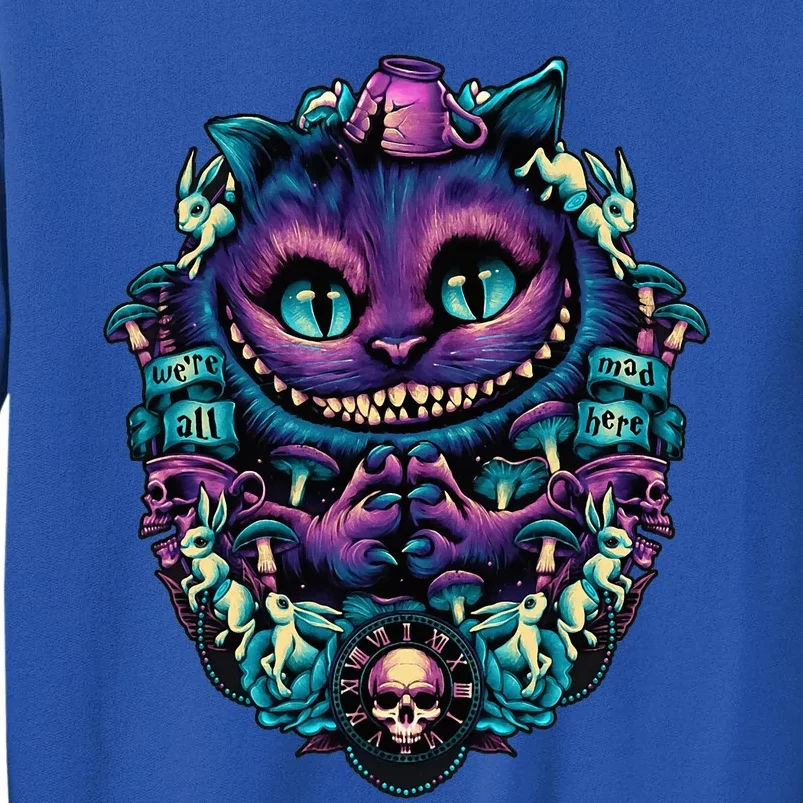 Cheshire Cat Alice In Wonderland Tall Sweatshirt