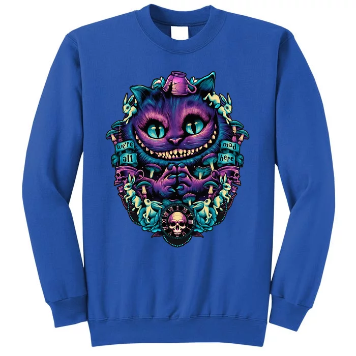 Cheshire Cat Alice In Wonderland Tall Sweatshirt