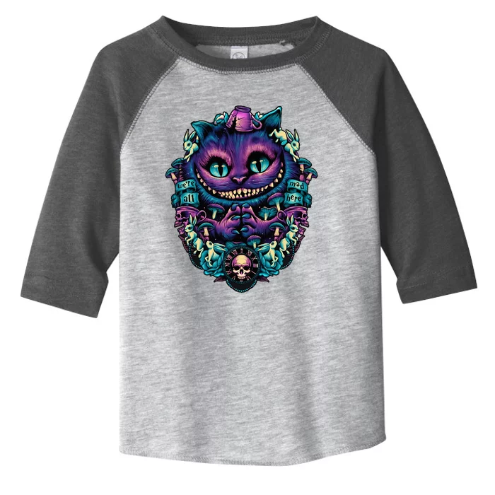 Cheshire Cat Alice In Wonderland Toddler Fine Jersey T-Shirt