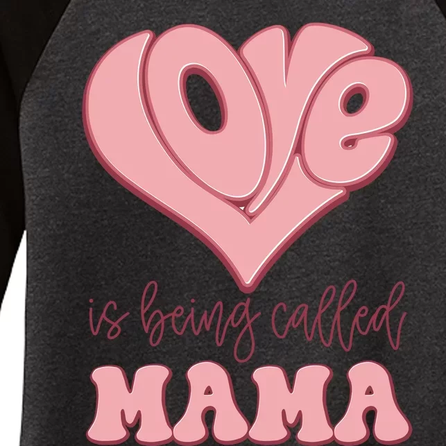 Called_Mama Women's Tri-Blend 3/4-Sleeve Raglan Shirt