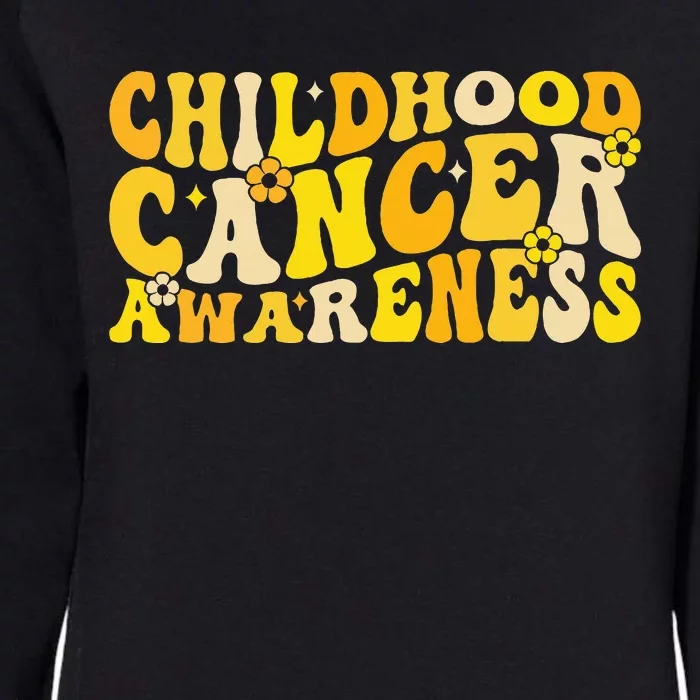 Childhood Cancer Awareness Rainbow Awareness Ribbon Womens California Wash Sweatshirt