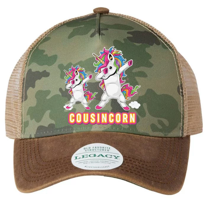 Cousincorn Cousin And Baby Unicorn Father Day Dad Papa Daddy Legacy Tie Dye Trucker Hat