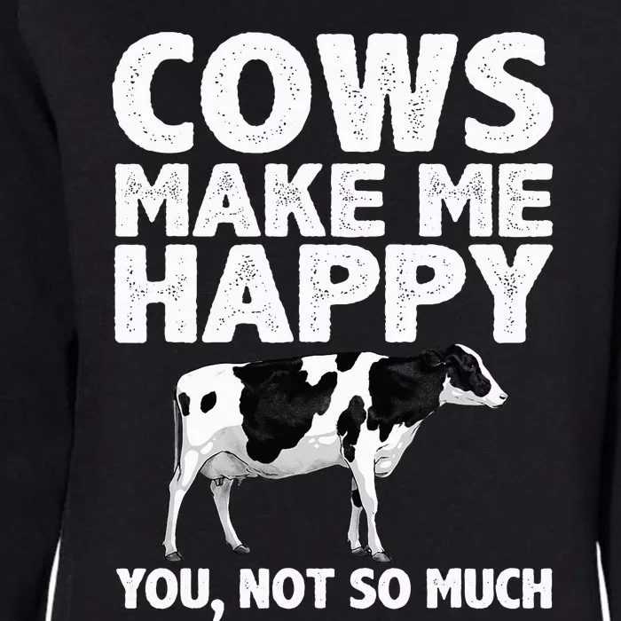 Cool Cow Art For Cow Farmer Dairy Cows Farm Animal Womens California Wash Sweatshirt