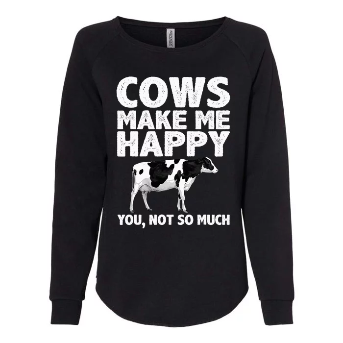 Cool Cow Art For Cow Farmer Dairy Cows Farm Animal Womens California Wash Sweatshirt