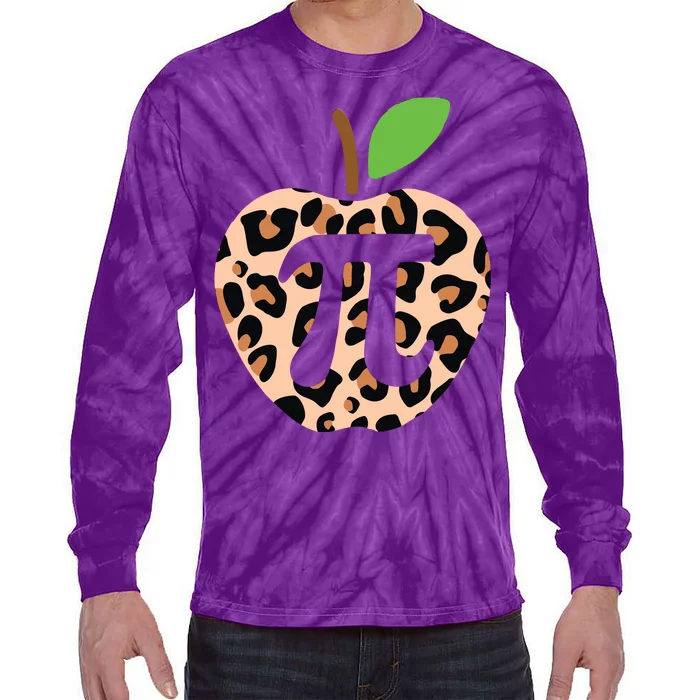 Cool Camo Apple Pi Tie-Dye Long Sleeve Shirt