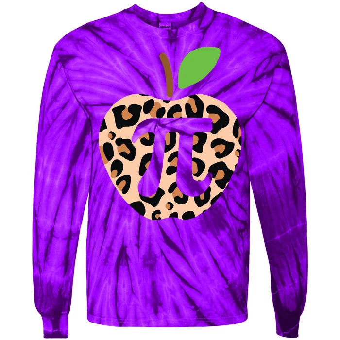 Cool Camo Apple Pi Tie-Dye Long Sleeve Shirt