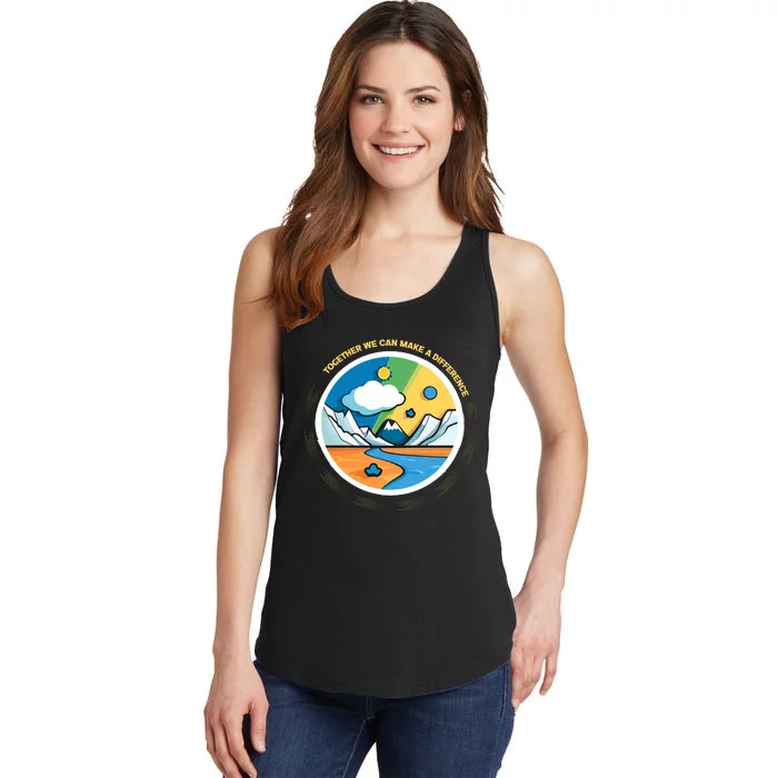 Climate Change Awareness Ladies Essential Tank