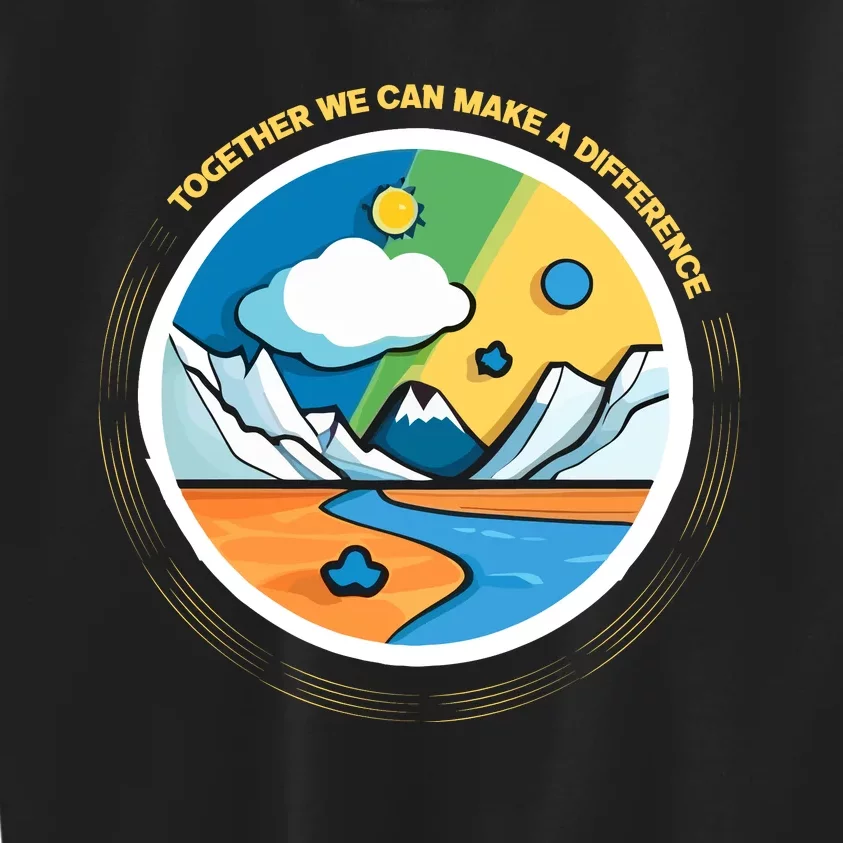 Climate Change Awareness Kids Sweatshirt