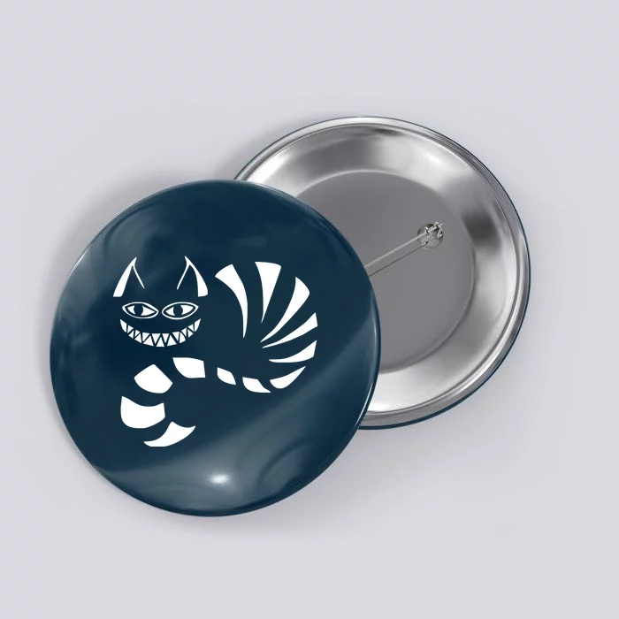 Cheshire Cat Alice In Wonderland Funny Button