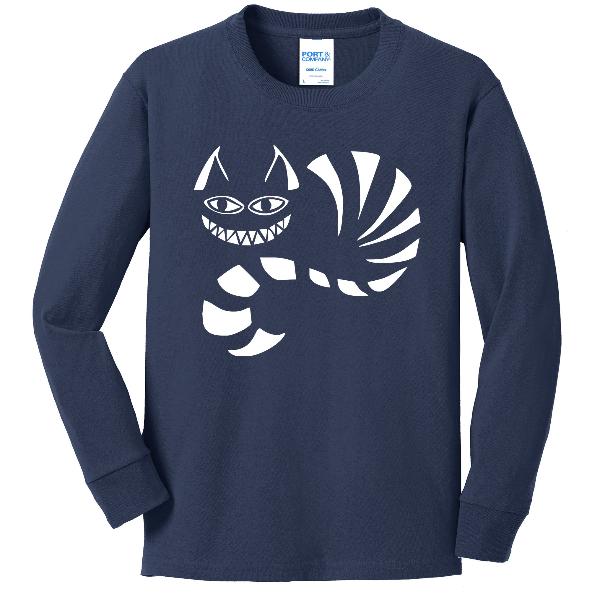 cheshire cat long sleeve shirt