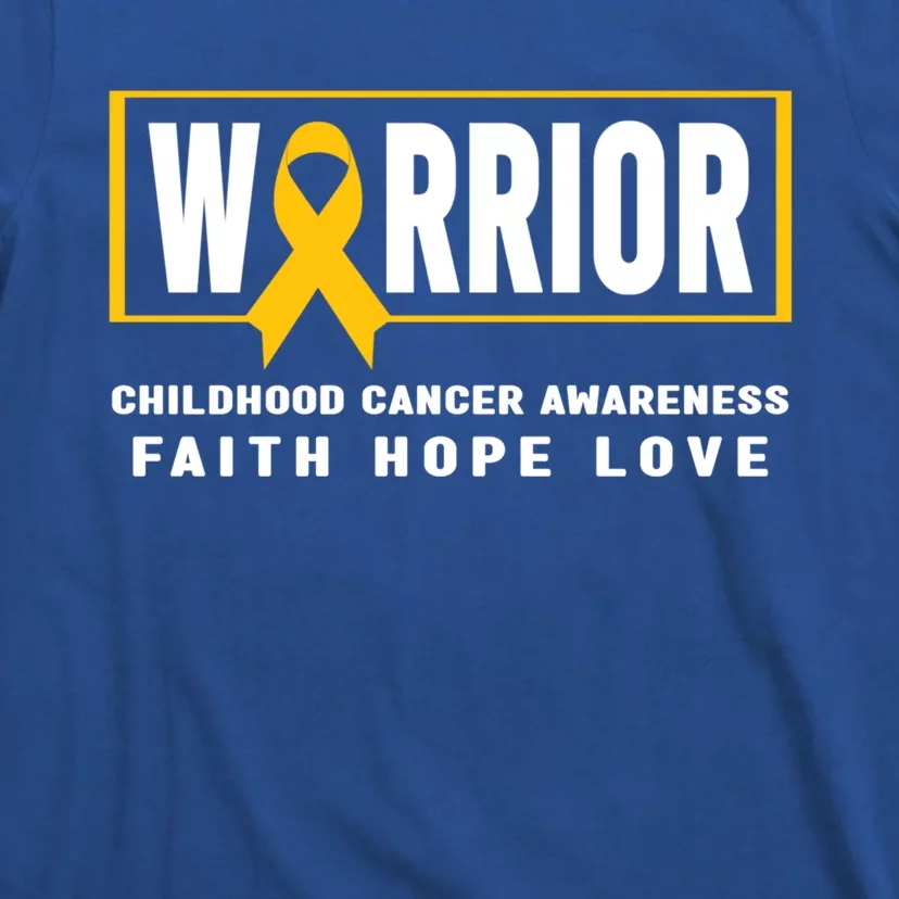 Childhood Cancer Awareness Meaningful Gift Great Gift Hood Cancer Warrior Gift T-Shirt