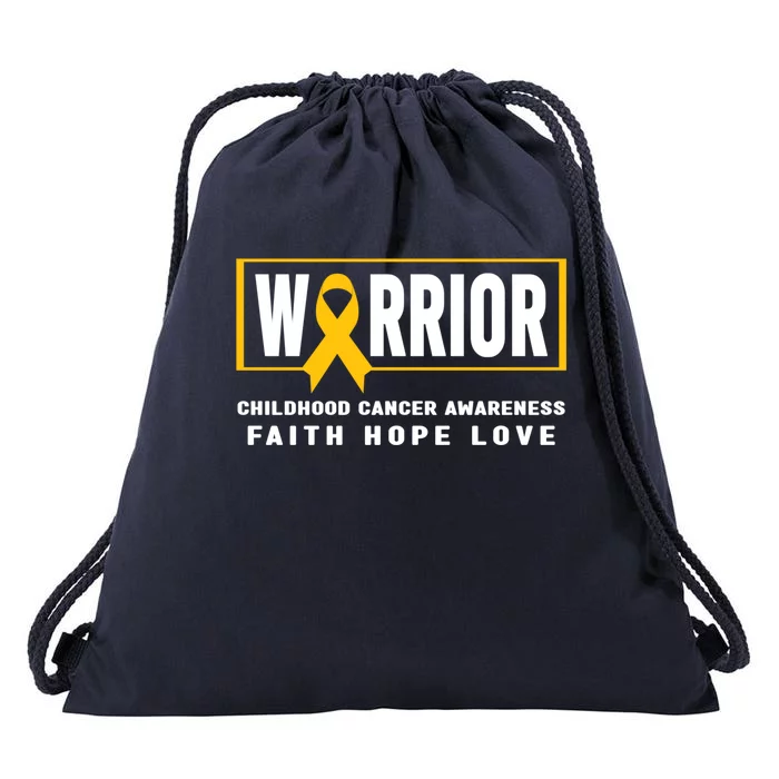 Childhood Cancer Awareness Meaningful Gift Great Gift Hood Cancer Warrior Gift Drawstring Bag