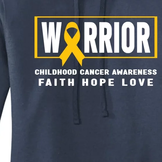 Childhood Cancer Awareness Meaningful Gift Great Gift Hood Cancer Warrior Gift Women's Pullover Hoodie