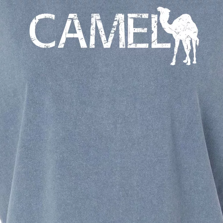 Camel Garment-Dyed Women's Muscle Tee