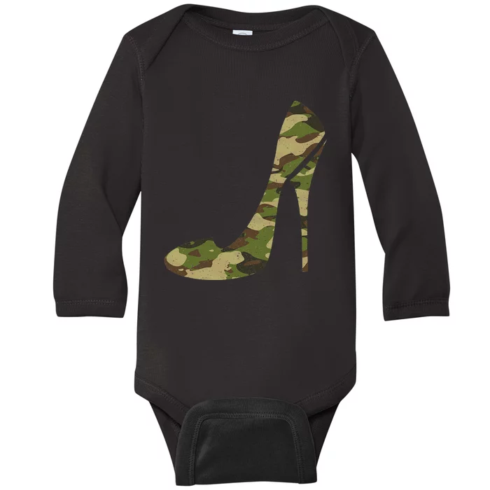 Cool Camouflage Art For Girl Camo Clothes Baby Long Sleeve Bodysuit