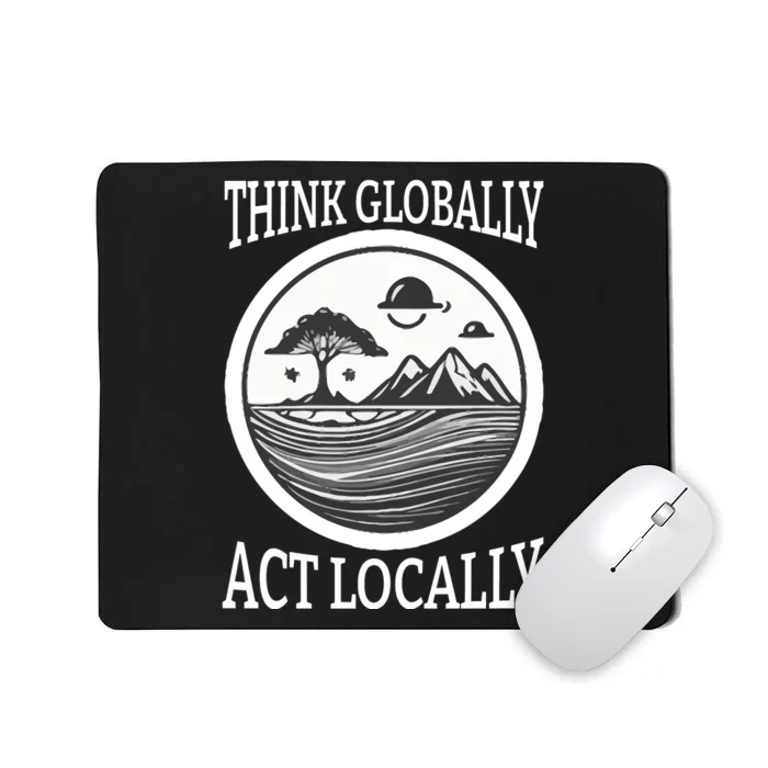 Climate Change Awareness Graphic Mousepad