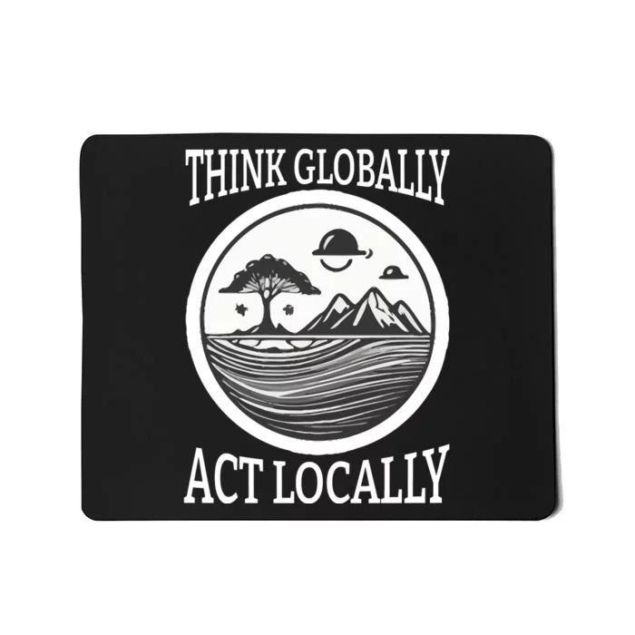 Climate Change Awareness Graphic Mousepad