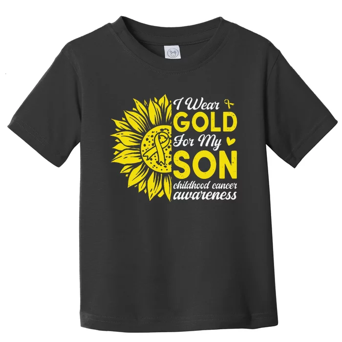 Childhood Cancer Awareness Warrior Gift Toddler T-Shirt