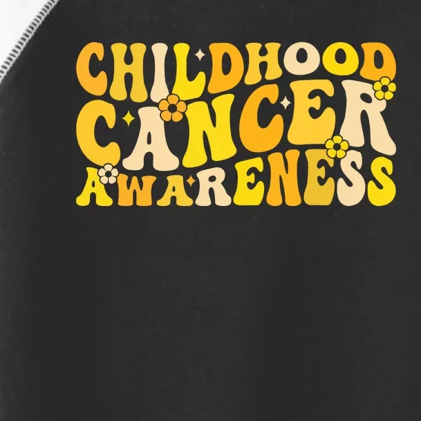 Childhood Cancer Awareness Rainbow Awareness Ribbon Toddler Fine Jersey T-Shirt